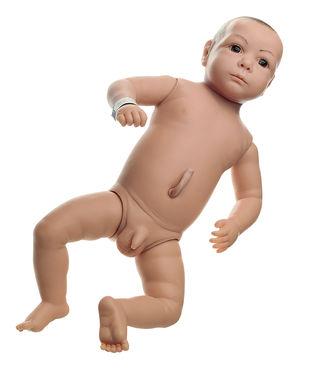 MS53-1 Ošetřovatelské modely novorozence Somso Modelle: Nursing Baby, chlapeček,