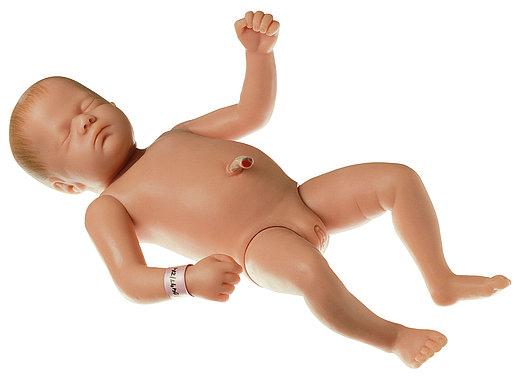 MS57-1 Ošetřovatelské modely novorozence Somso Modelle: Novorozenec, holčička