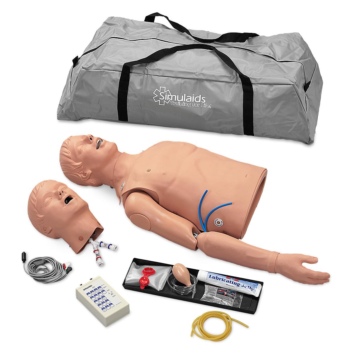 RA120-00133 Pokročilá resuscitace dospělého: ALS model torzo s EKG simulátorem