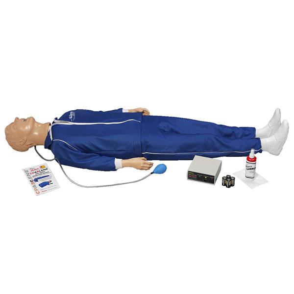 RA120-0423 Pokročilá resuscitace dospělého: Celotělový model s intubační hlavou a indikací