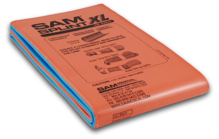 SamSplint_XL3 Fixace končetin, hlavy, límce, dlahy a další: SAM SPLINT  XL