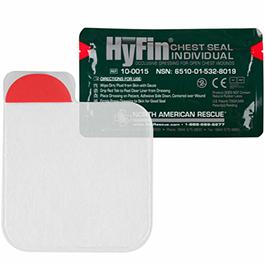 Hyfin H & H, Emergency bandáže, Hrudní krytí, Obvazy....: H - HYFIN Chest Seal Single (hrudní krytí)
